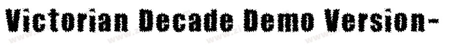 Victorian Decade Demo Version字体转换
